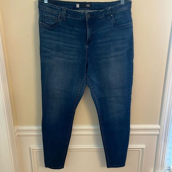 Kut from the Cloth Donna High Rise Ankle Skinny Jean - Picture 1 of 7